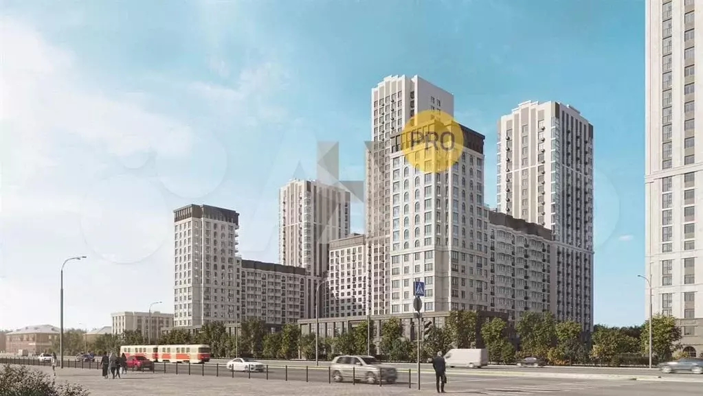 4-к. квартира, 95,1 м, 11/23 эт. - Фото 1