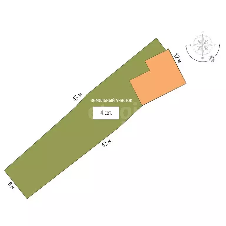 Дом в Борисоглебск, Луговая улица (60 м) - Фото 2