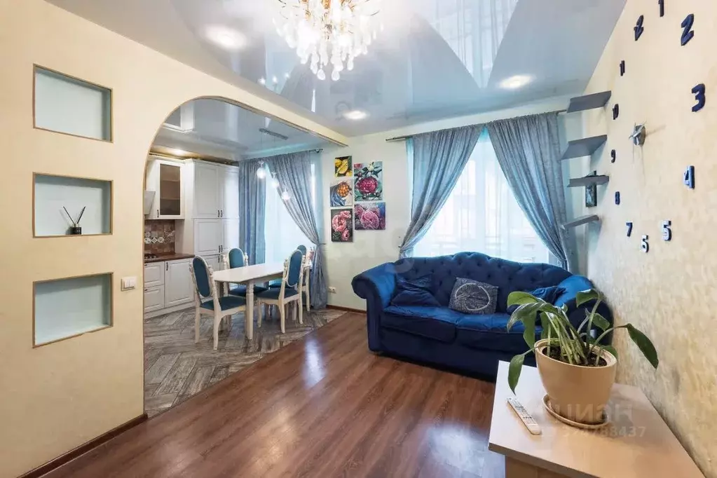 3-к кв. Ульяновская область, Ульяновск ул. Орджоникидзе, 16/114 (100.0 ... - Фото 2