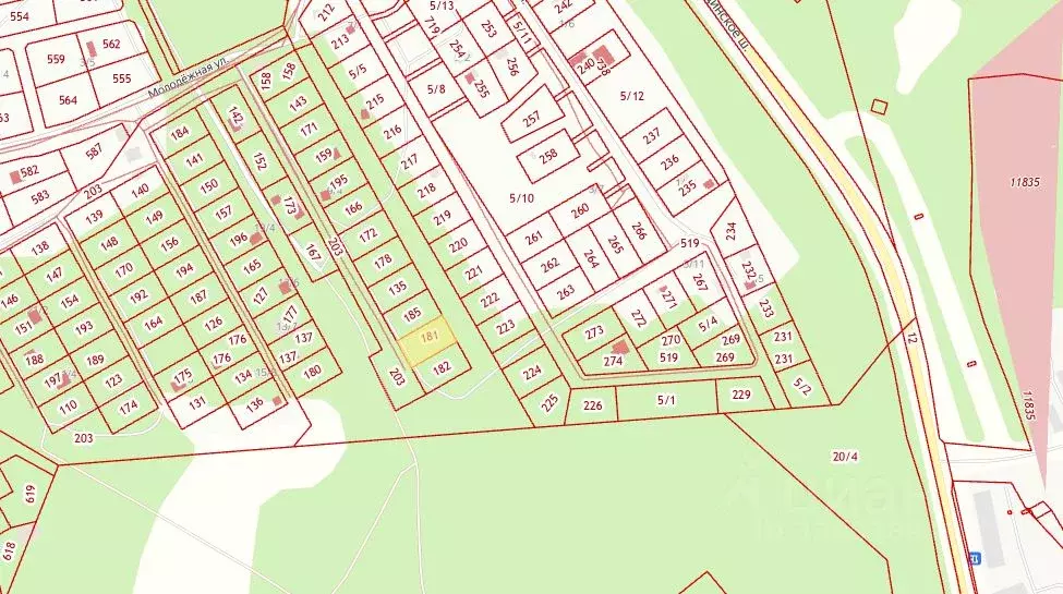 Участок в Мурманская область, Кола ул. Молодежная (10.0 сот.) - Фото 2