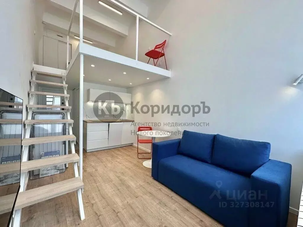 Студия Москва проезд 3-й Марьиной рощи, 40С1 (31.0 м) - Фото 1