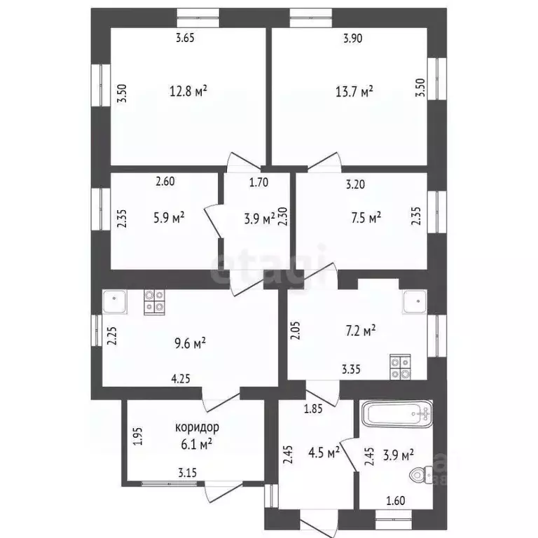 Дом в Орловская область, Орел Тамбовская ул., 26 (69 м) - Фото 2