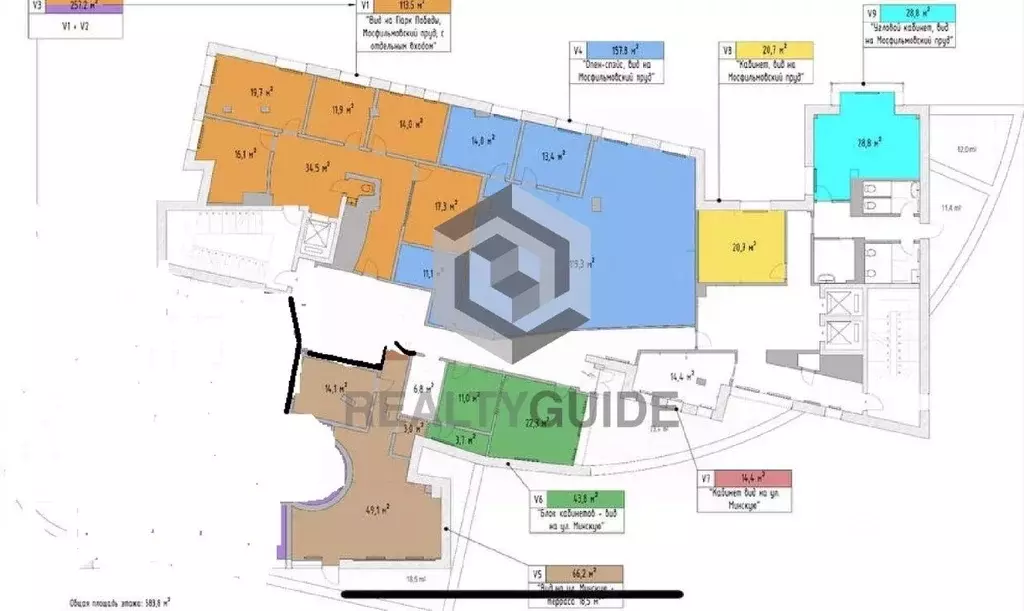 Офис в Москва Минская ул., 2Гк1 (66 м) - Фото 1