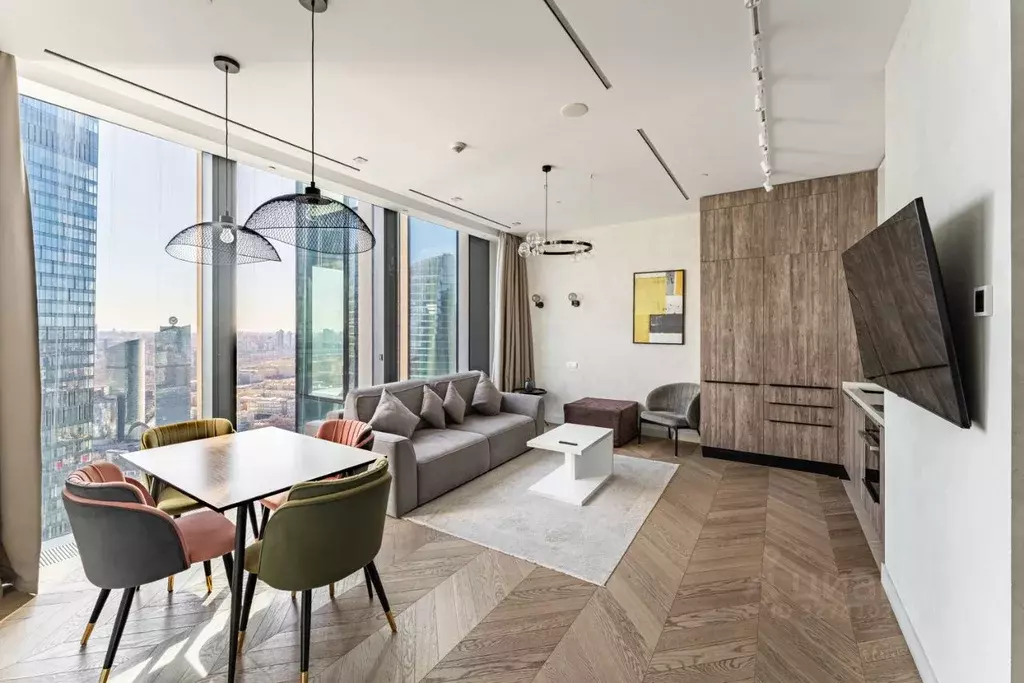 2-к кв. Москва 1-й Красногвардейский проезд, 22с1 (100.0 м) - Фото 1