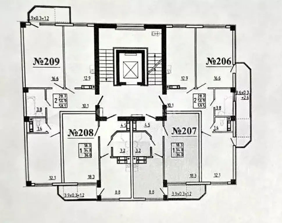1-к кв. Севастополь ул. Павла Корчагина, 23 (36.0 м) - Фото 2