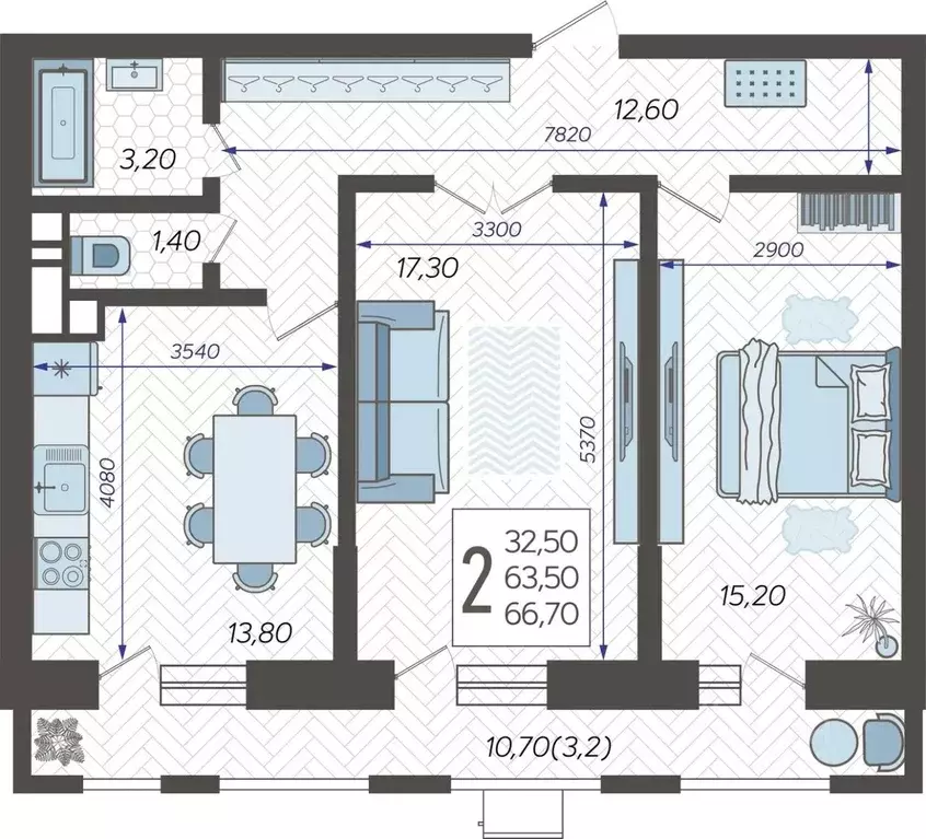 2-к кв. Краснодарский край, Краснодар 9-й километр мкр, ул. ... - Фото 1