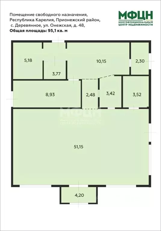 Помещение свободного назначения в Карелия, Прионежский район, с. ... - Фото 2