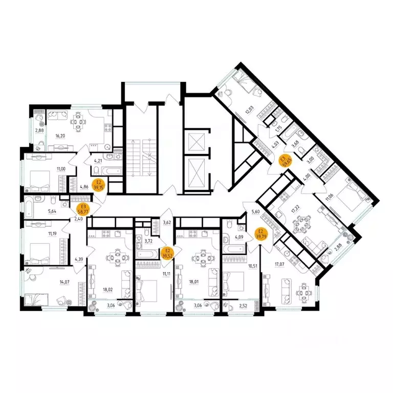 1-к кв. Рязанская область, Рязань ул. Земнухова (39.52 м) - Фото 1