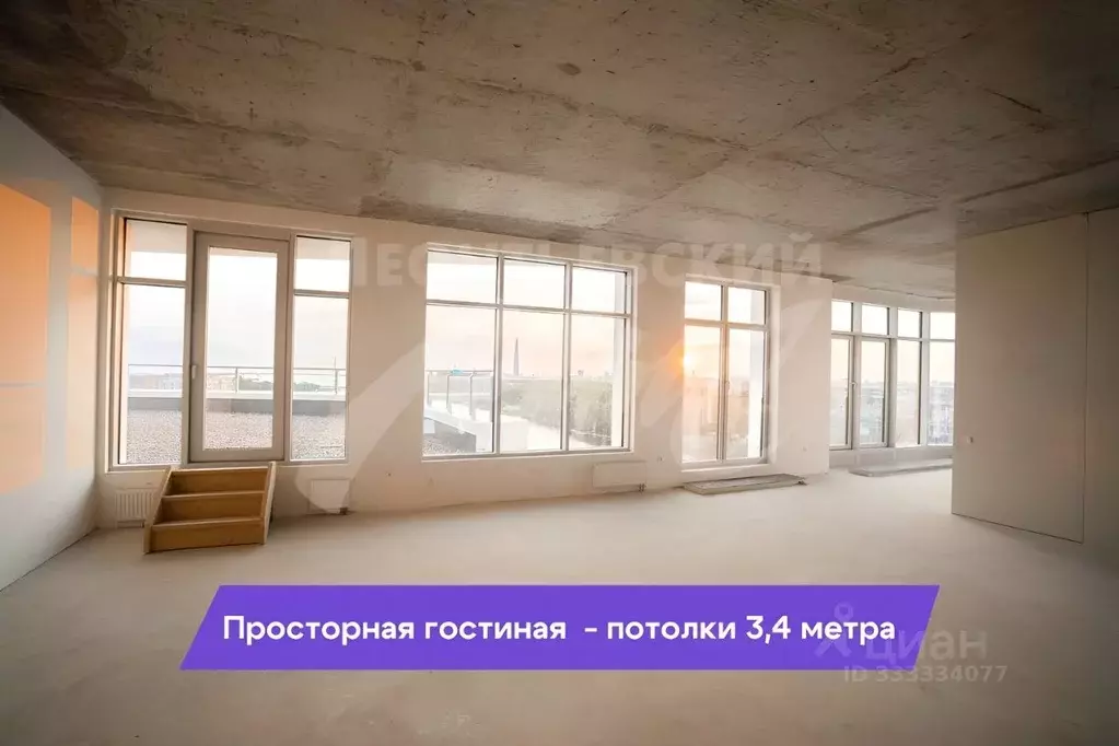 3-к кв. Санкт-Петербург Ждановская ул., 45 (226.9 м) - Фото 2