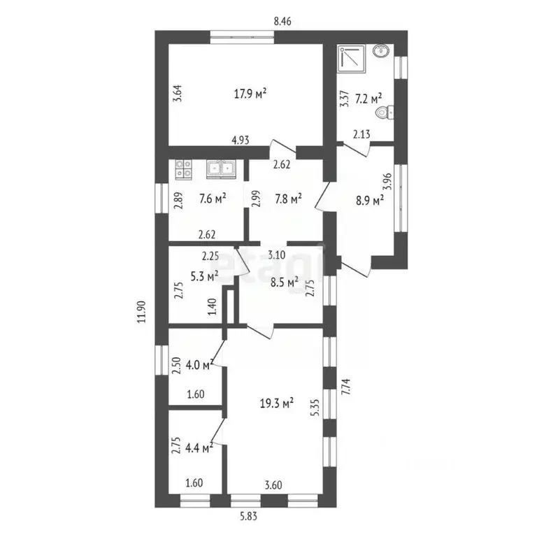 Дом в Оренбургская область, Оренбург Пугачи мкр, ул. Прогонная, 26 (91 ... - Фото 2