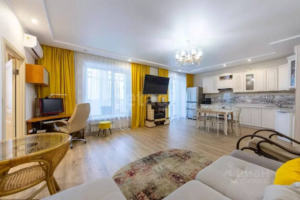 3-к кв. Хабаровский край, Хабаровск пер. Дзержинского, 13 (122.3 м) - Фото 1