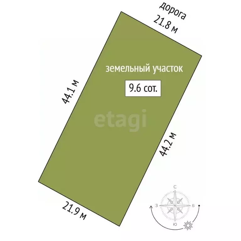 Участок в Мордовия, Лямбирский район, Берсеневское с/пос, пос. ... - Фото 2