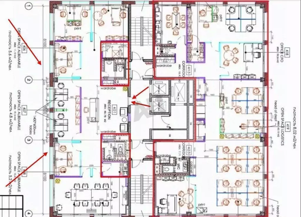 Помещение свободного назначения в Москва 4-й Лесной пер., 13 (252 м) - Фото 2