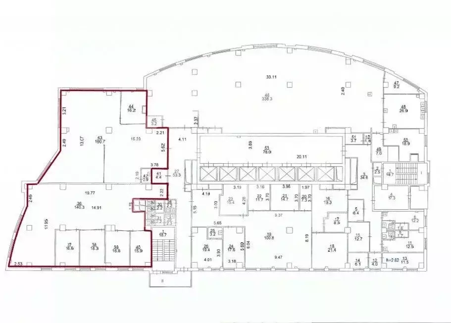 Помещение свободного назначения в Москва ул. Ивана Франко, 8 (534 м) - Фото 2