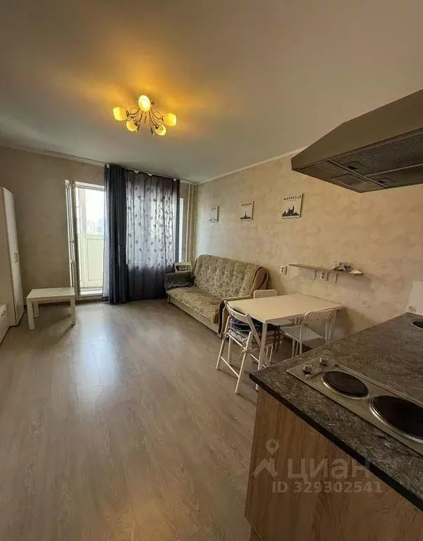 Студия Санкт-Петербург пос. Шушары, ул. Валдайская, 1 (25.0 м) - Фото 1