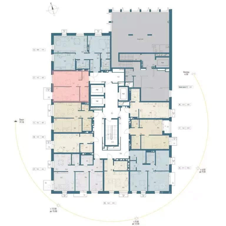 1-к кв. Башкортостан, Уфа Родина Парк жилой комплекс (40.3 м) - Фото 2