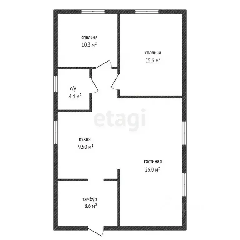 Дом в Красноярский край, Емельяново пгт  (85 м) - Фото 2