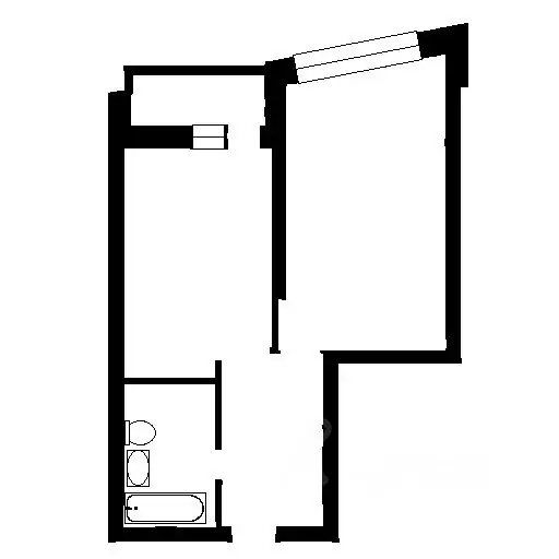 1-к кв. Татарстан, Казань ул. Аметьевская магистраль, 18к2 (42.3 м) - Фото 2