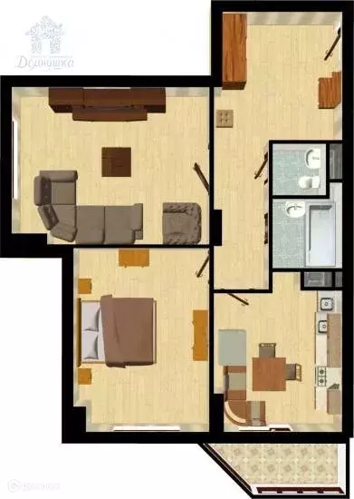 Продаётся 2-к квартира, 68.09 м - Фото 1