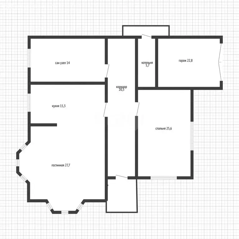 Дом в село Ближняя Игуменка, Полевая улица (180 м) - Фото 1