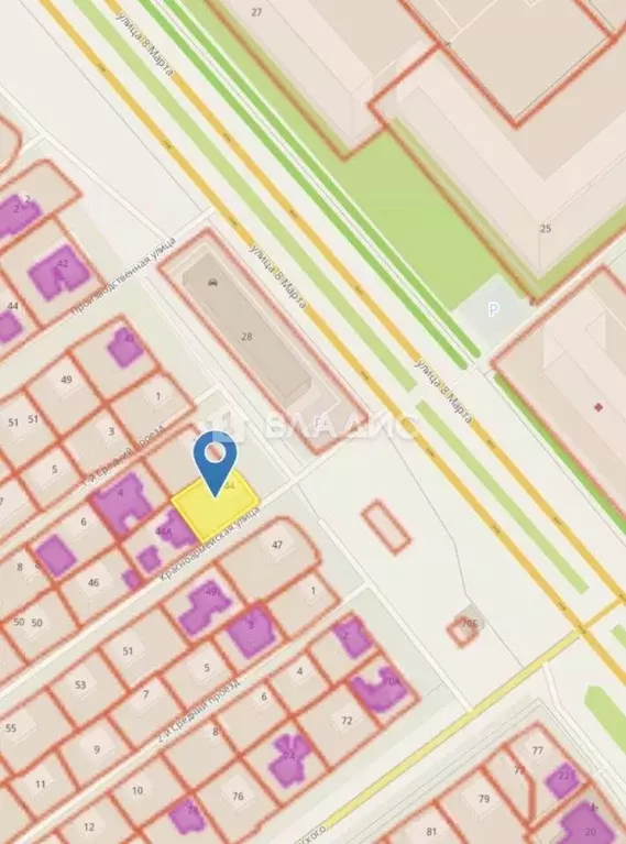 Участок в Пензенская область, Пенза ул. 8 Марта, 32 (5.65 сот.) - Фото 2