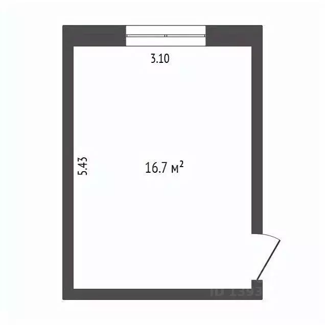 Комната Тюменская область, Тюмень ул. Осипенко, 61 (16.8 м) - Фото 1