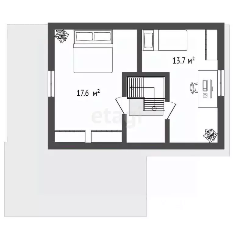 Дом в Новосибирская область, Новосибирский район, Каменский сельсовет, ... - Фото 2