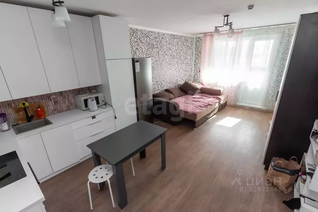 Студия Алтайский край, Барнаул ВРЗ мкр, ул. Воровского, 161 (29.6 м) - Фото 1
