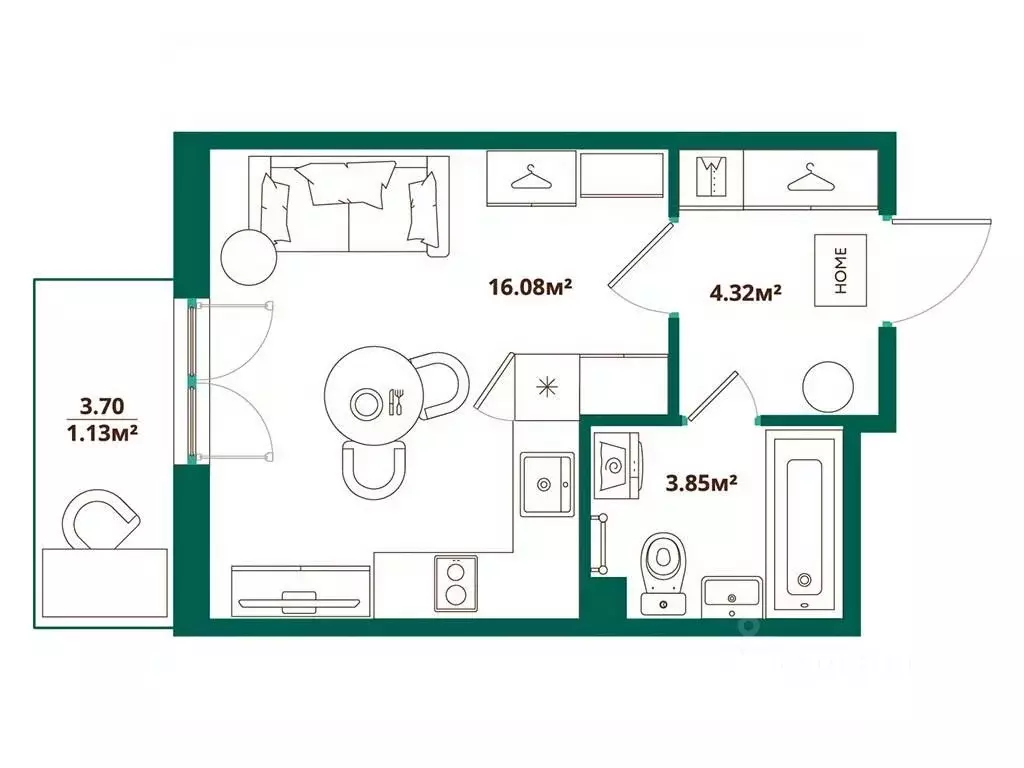 Студия Ленинградская область, Ломоносовский район, Аннинское городское ... - Фото 1