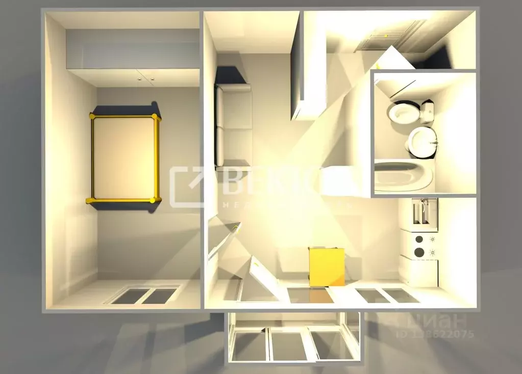 2-к кв. Ярославская область, Ярославль просп. Толбухина, 24/63 (43.0 ... - Фото 2