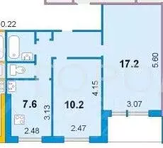 2-к кв. Алтайский край, Барнаул ул. Гущина, 160 (44.0 м) - Фото 2