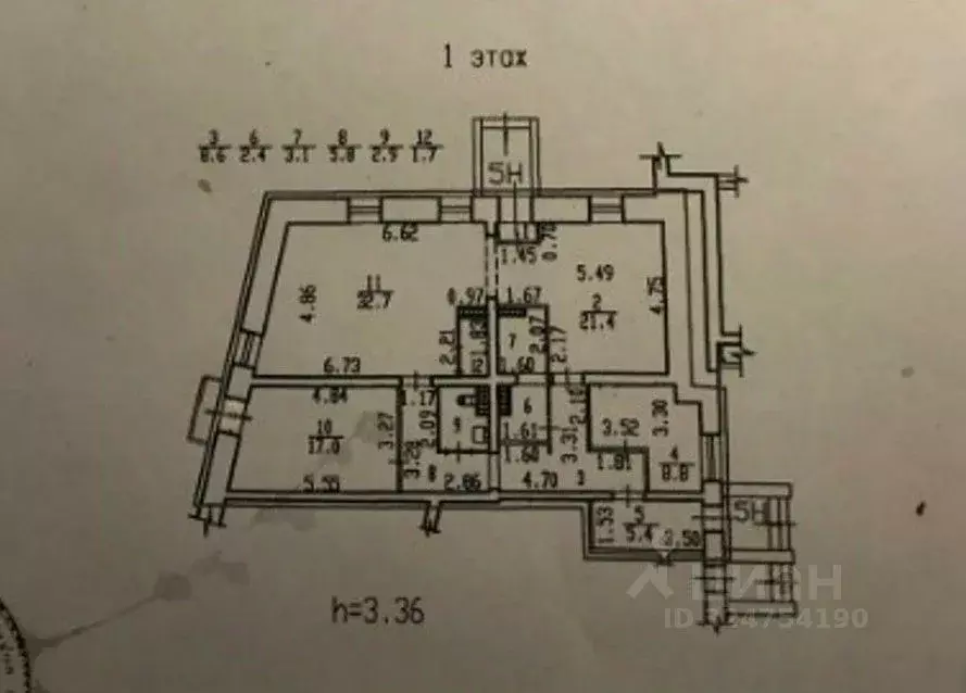 Помещение свободного назначения в Санкт-Петербург Дунайский просп., ... - Фото 2