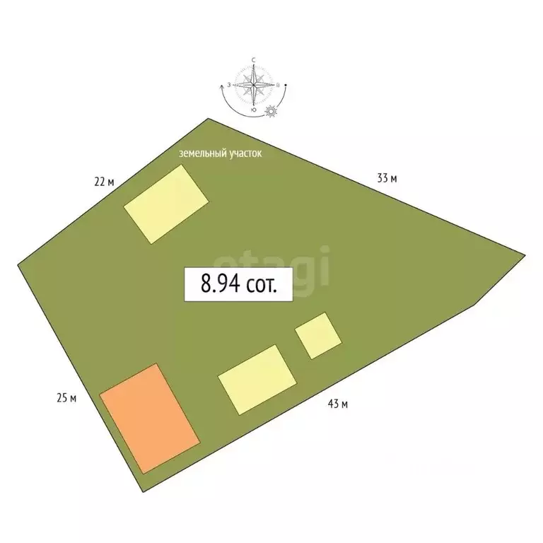 Участок в Алтайский край, Алтайский район, Айский сельсовет, с. Ая ул. ... - Фото 2