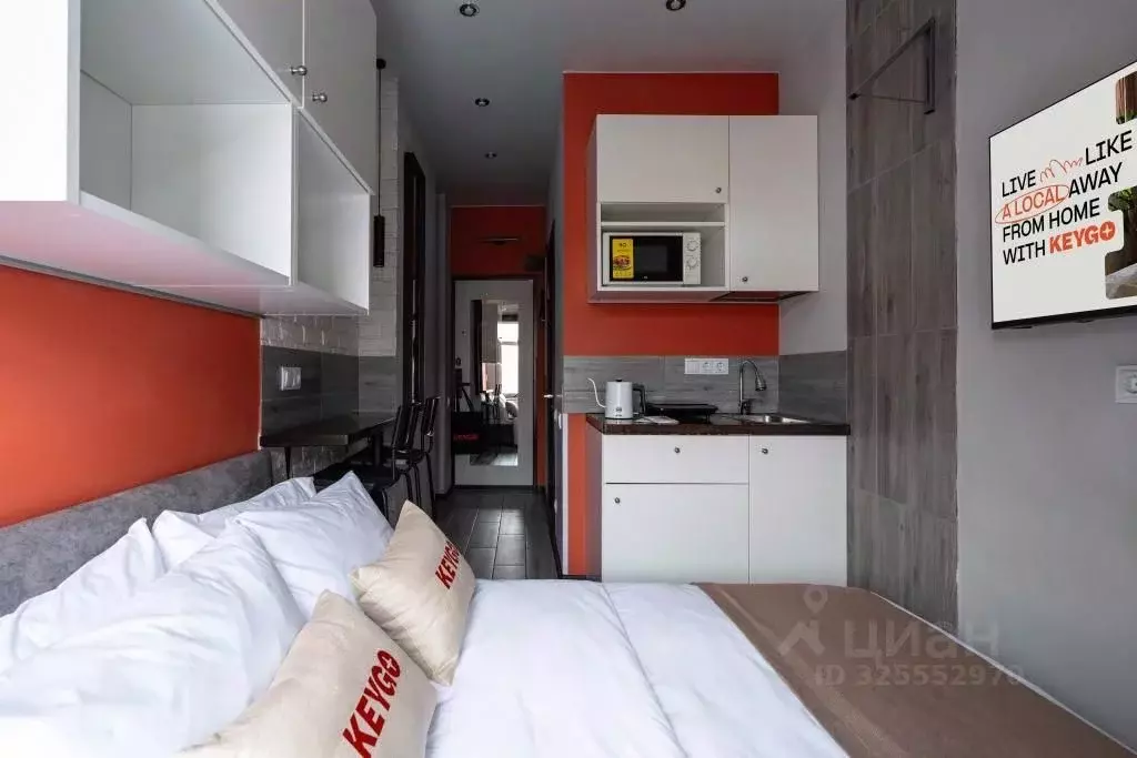 1-к кв. Москва Электрический пер., 3/10С1 (10.0 м) - Фото 1