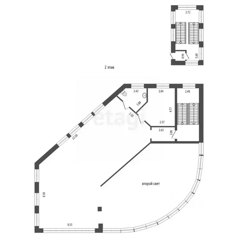 Офис в Красноярский край, Красноярск наб. Ярыгинская, 41 (657 м) - Фото 2
