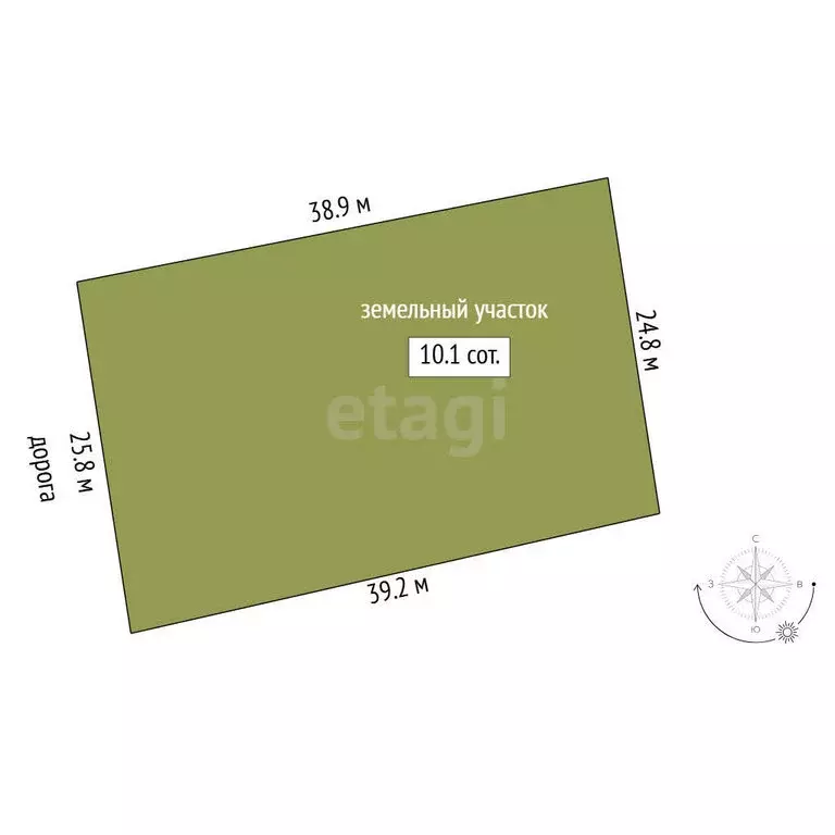 Участок в Тюменская область, Ялуторовский муниципальный округ, садовое ... - Фото 1