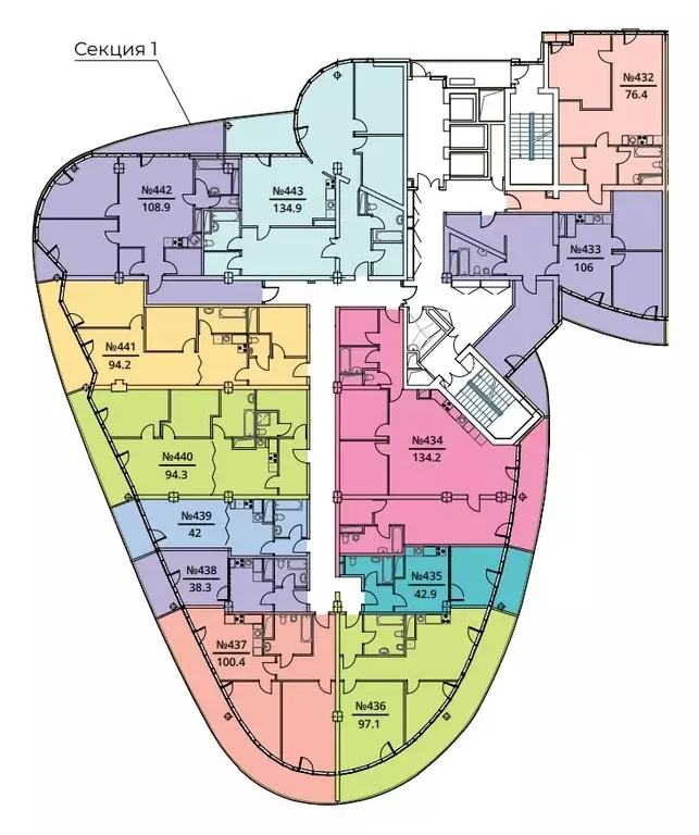 1-к кв. Краснодарский край, Сочи Курортный просп., 108 (41.2 м) - Фото 2