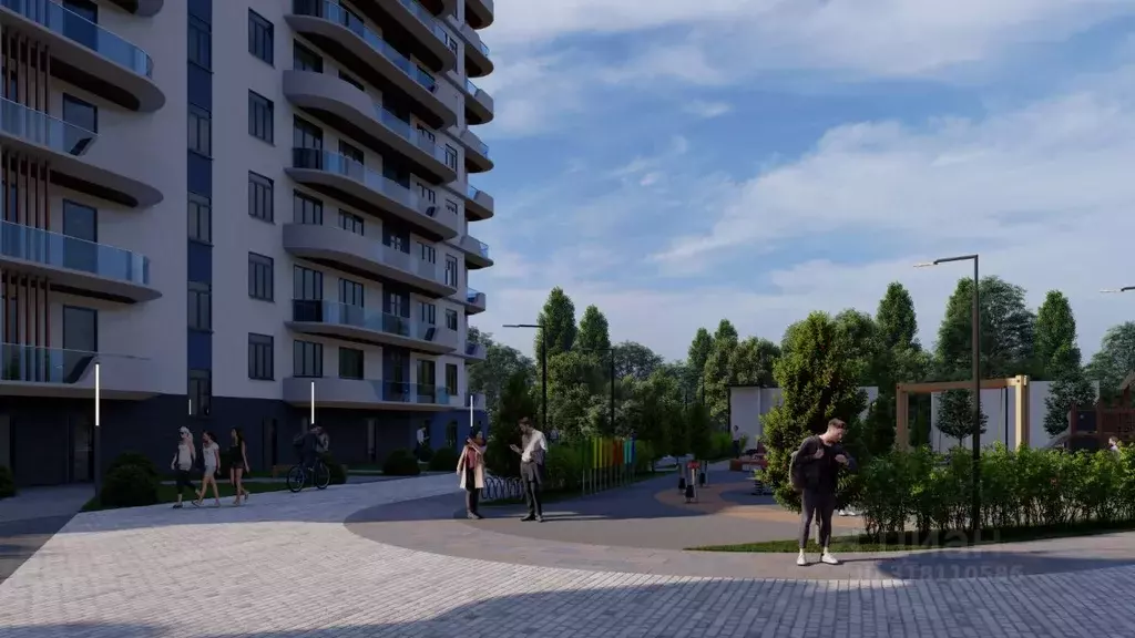 Студия Крым, Евпатория городской округ, Заозерное пгт  (30.45 м) - Фото 1