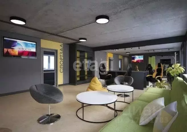 Студия Тюменская область, Тюмень ул. Мельникайте, 83 (18.5 м) - Фото 0