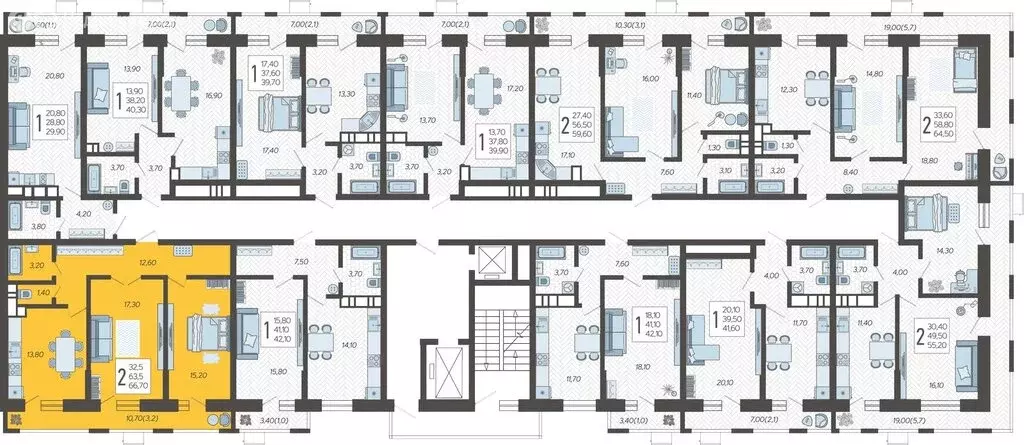 2-комнатная квартира: Краснодар, микрорайон 9-й километр, Ярославская ... - Фото 1