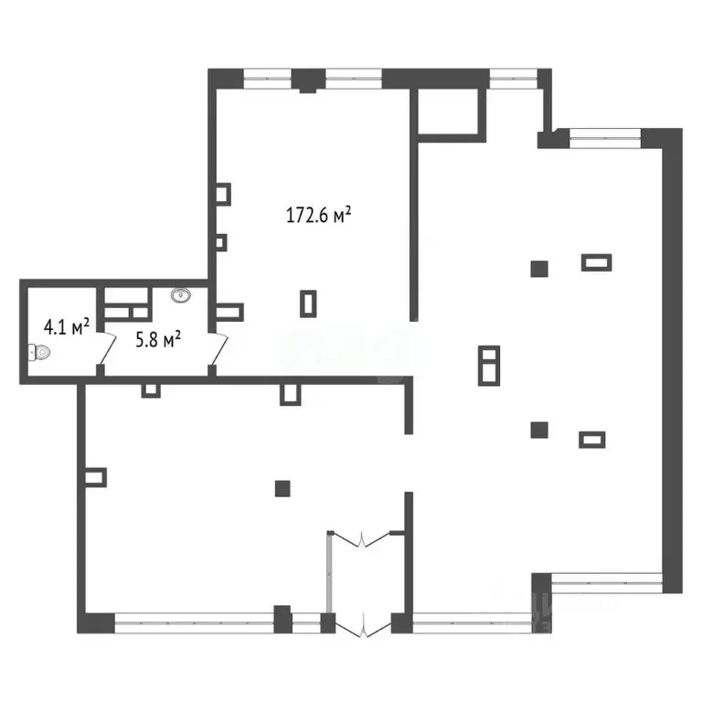 Помещение свободного назначения в Красноярский край, Красноярск ... - Фото 2