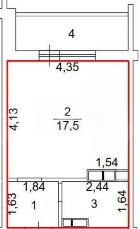 Студия Челябинская область, Челябинск ул. 40-летия Победы, 52 (25.5 м) - Фото 1