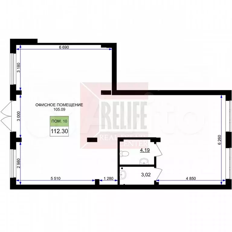 Продам помещение свободного назначения, 112.3 м - Фото 0