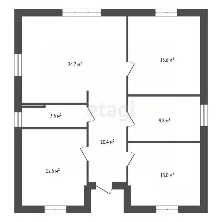 Дом в Воронежская область, с. Новая Усмань ул. Полянка, 21А (93 м) - Фото 1