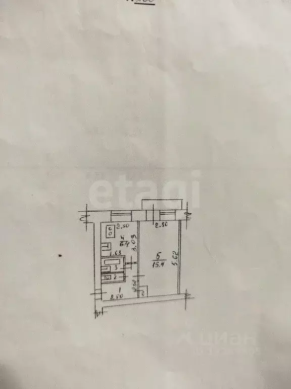 1-к кв. Липецкая область, Липецк ул. Космонавтов, 6 (29.5 м) - Фото 2
