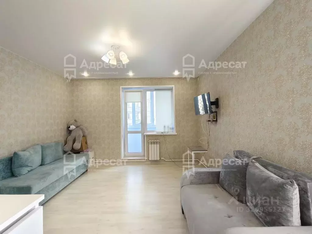 1-к кв. Волгоградская область, Волгоград ул. Николая Отрады, 7 (38.9 ... - Фото 2