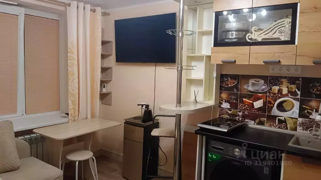 Студия Москва Минусинская ул., 11 (18.0 м) - Фото 1