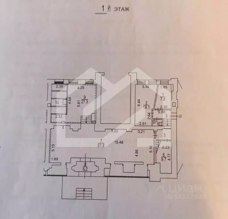 Помещение свободного назначения в Москва Ленинградский просп., 44 (187 ... - Фото 2