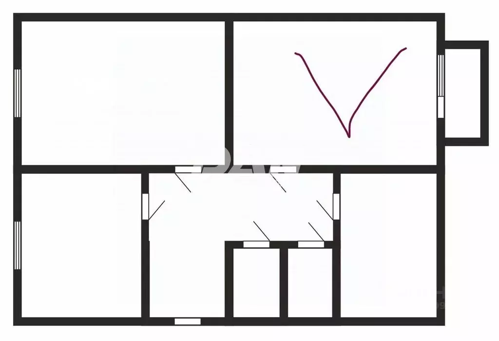 Комната Челябинская область, Челябинск ул. Карпенко, 36 (19.3 м) - Фото 2