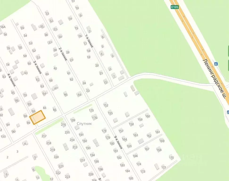 Участок в Московская область, Клин городской округ, Спутник СНТ  (6.0 ... - Фото 1